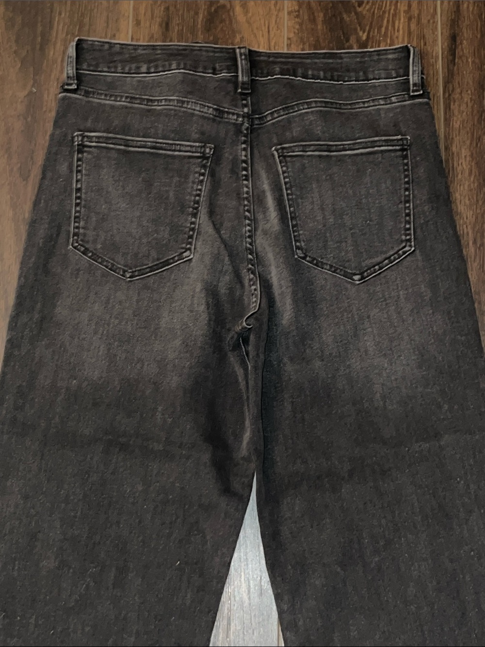Indigo Six High Rise Slim Straight Jeans, Washed Black, Size:31/12 - Picture 7 of 11